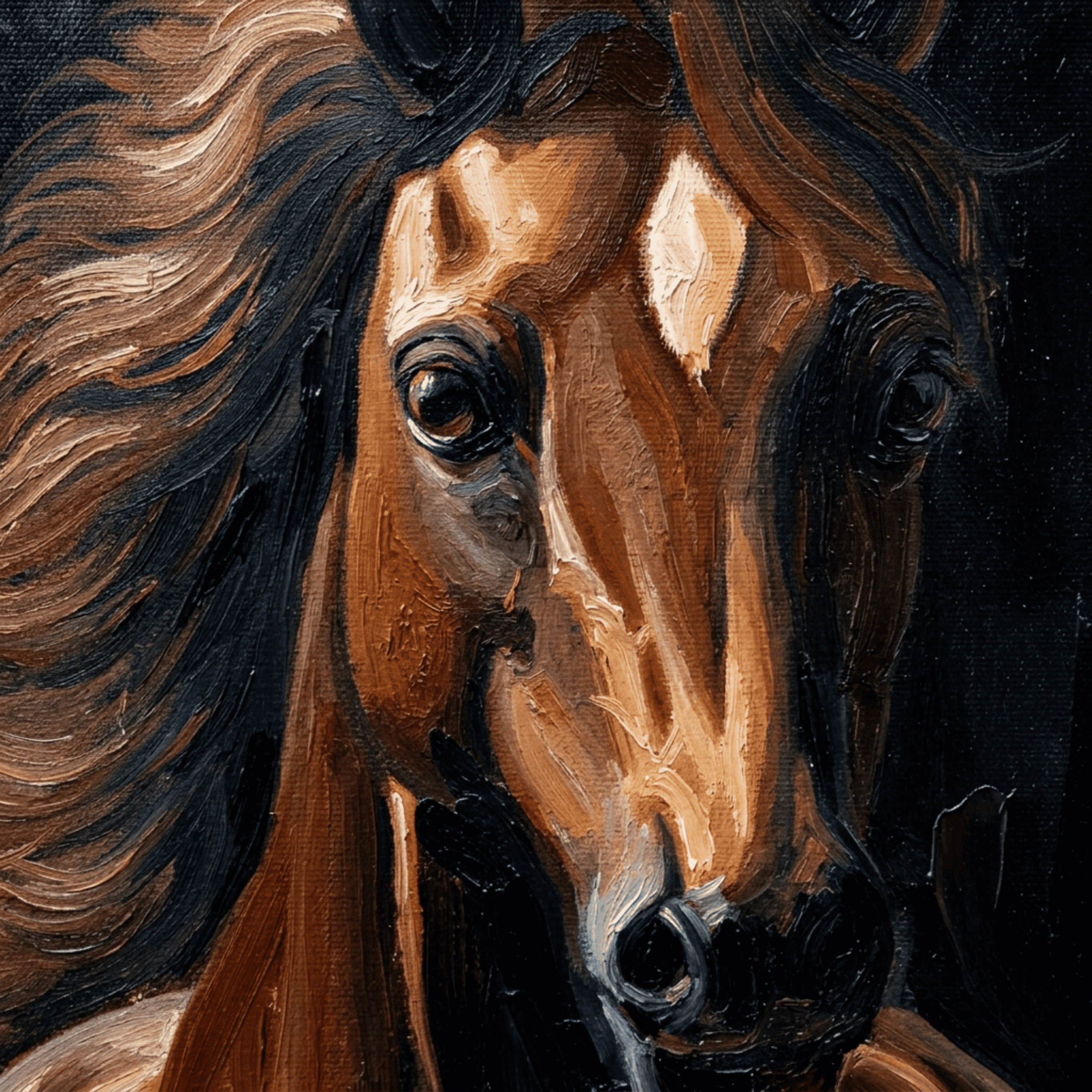 Galloping Grace - Original Hand-Painted Horse Painting (20x30) |Moumita Chatterjee