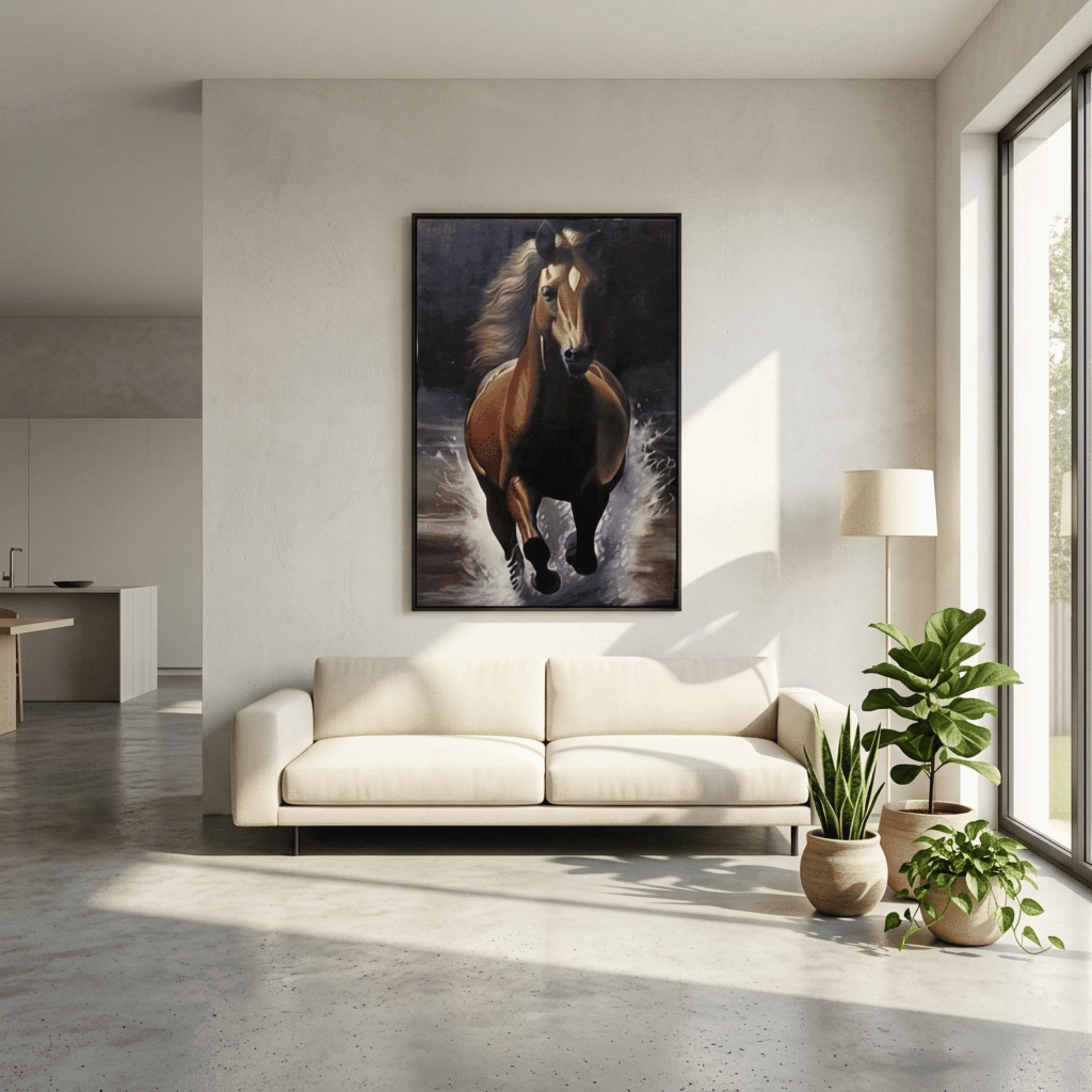 Galloping Grace - Original Hand-Painted Horse Painting (20x30) |Moumita Chatterjee