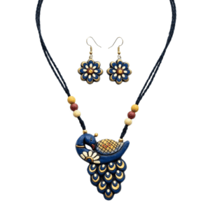 Mayura Mudra – Terracotta Peacock Set